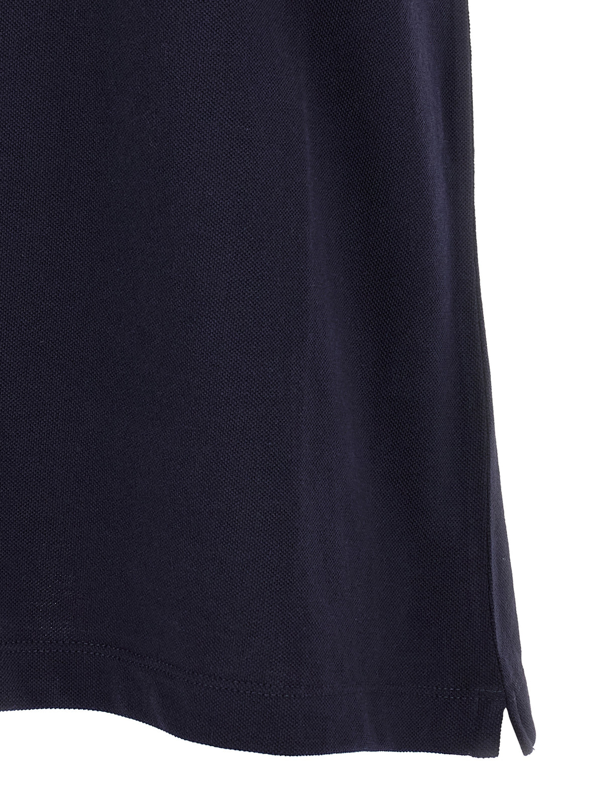 Blue Cotton Polo Shirt