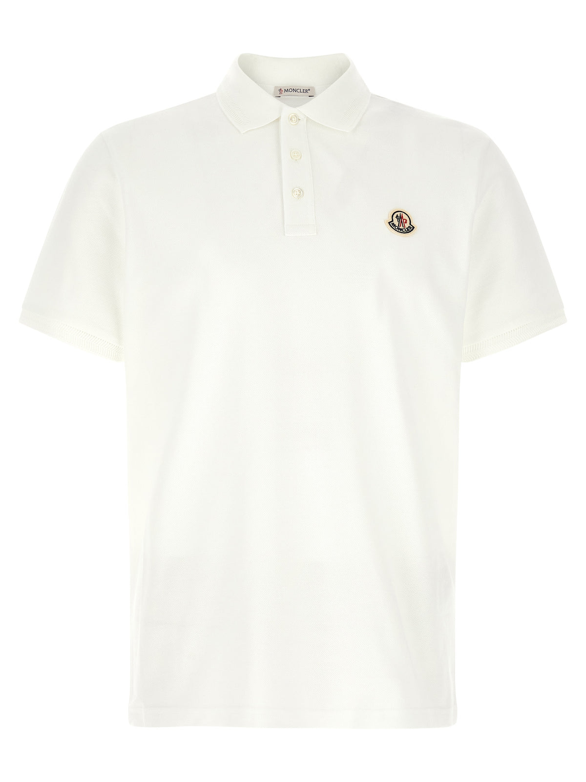 White Cotton Polo Shirt
