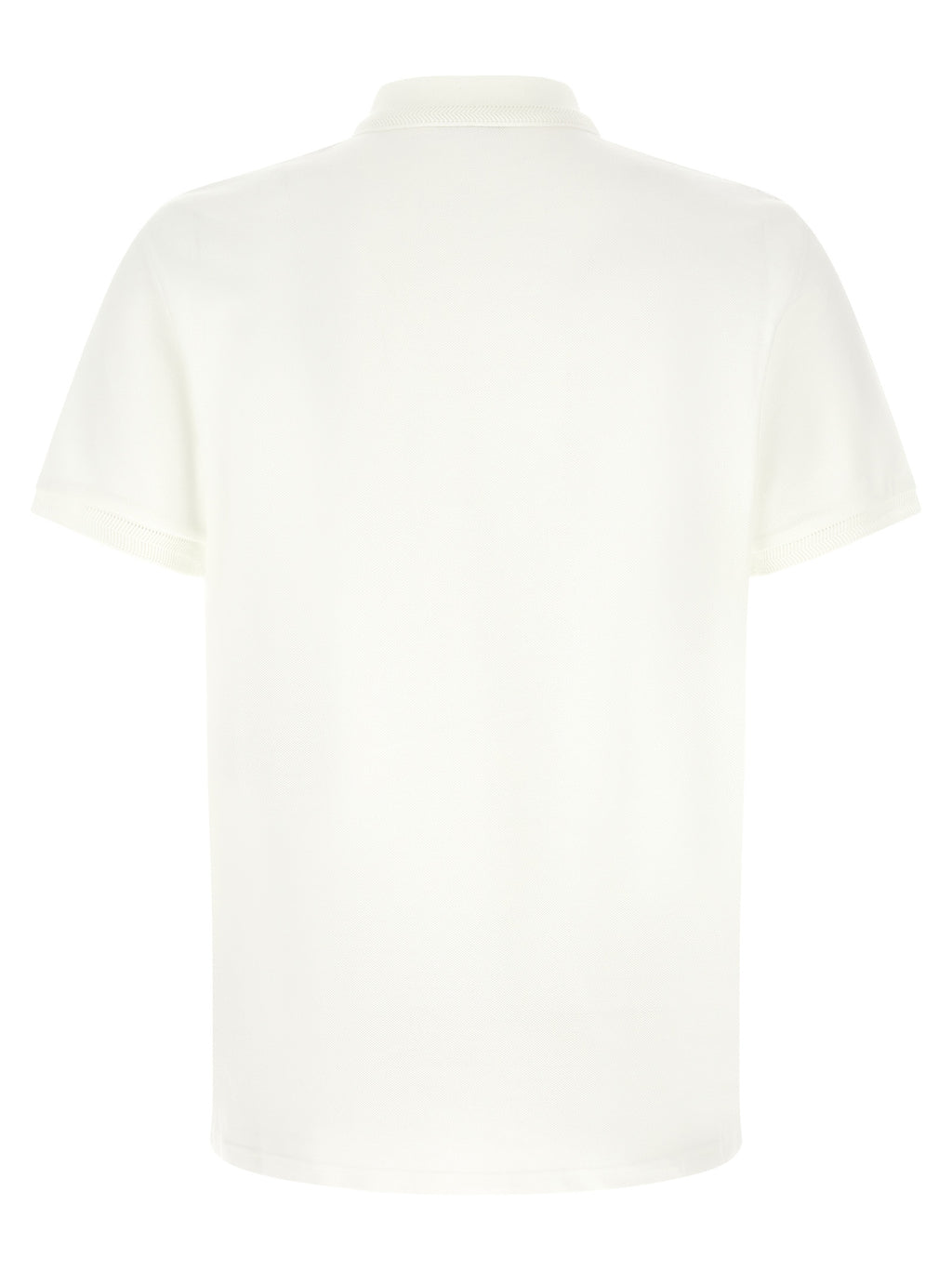 White Cotton Polo Shirt