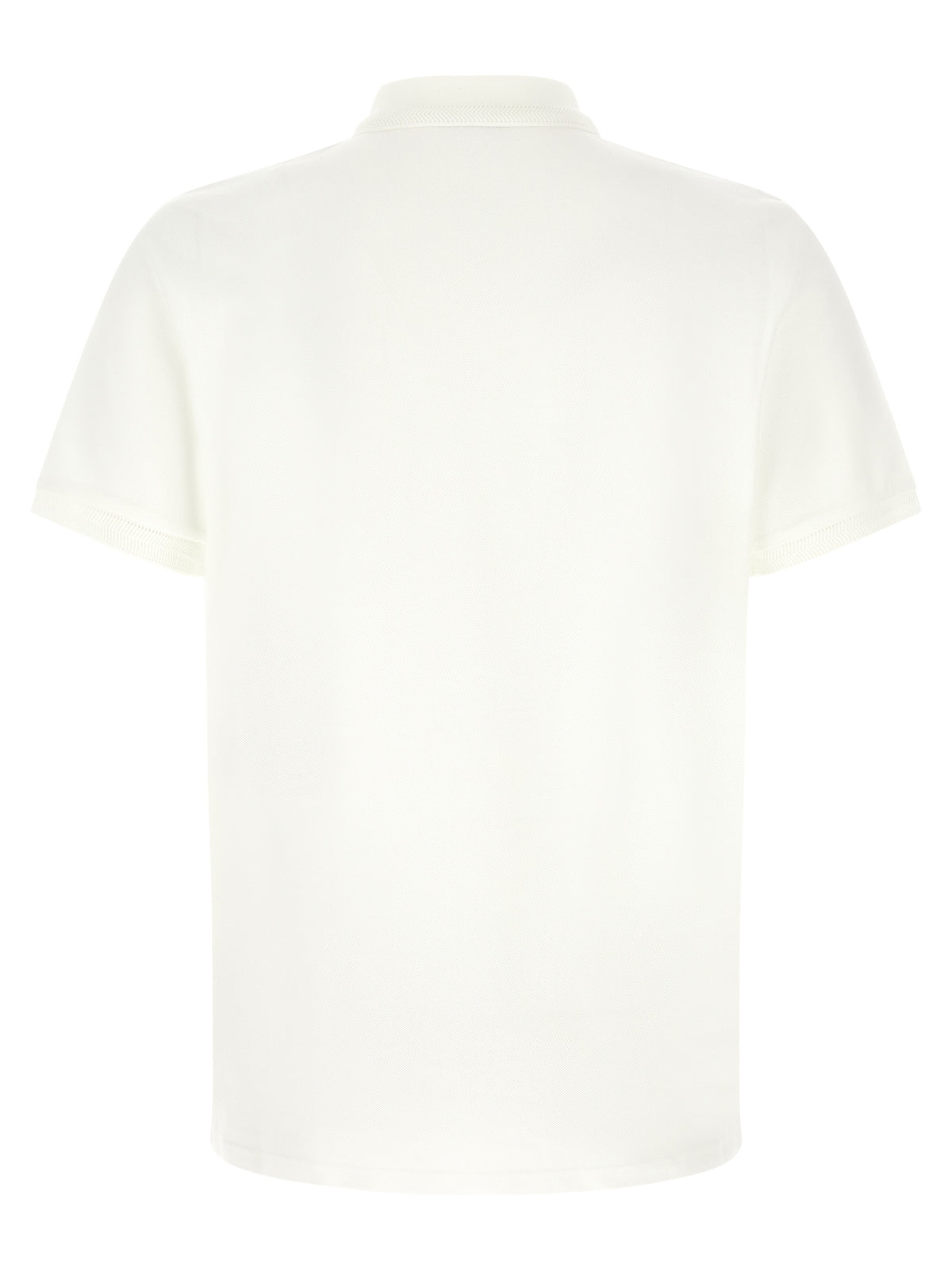 White Cotton Polo Shirt