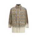 Beige Cotton Parka