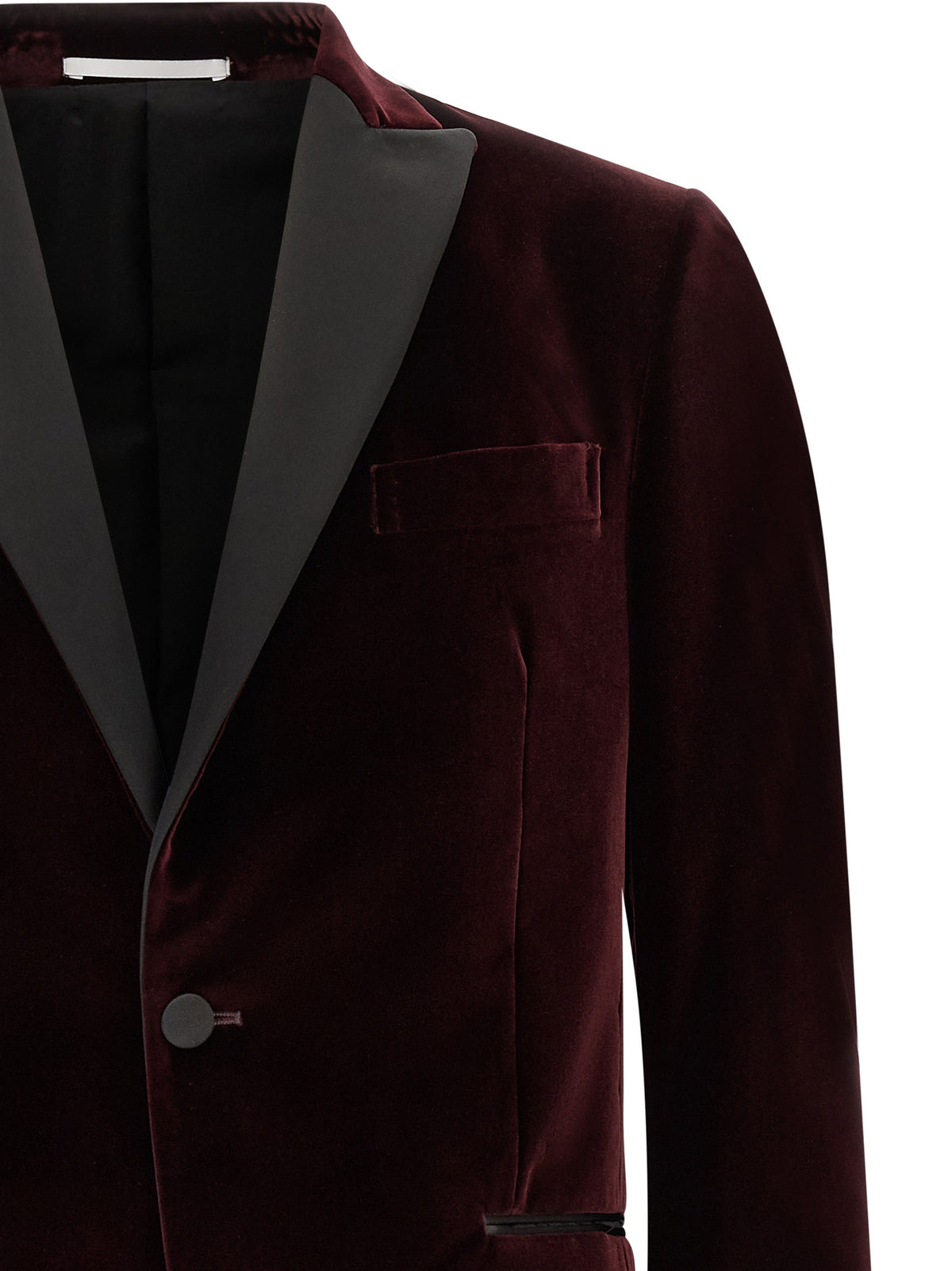 Bordeaux Cotton Blazer