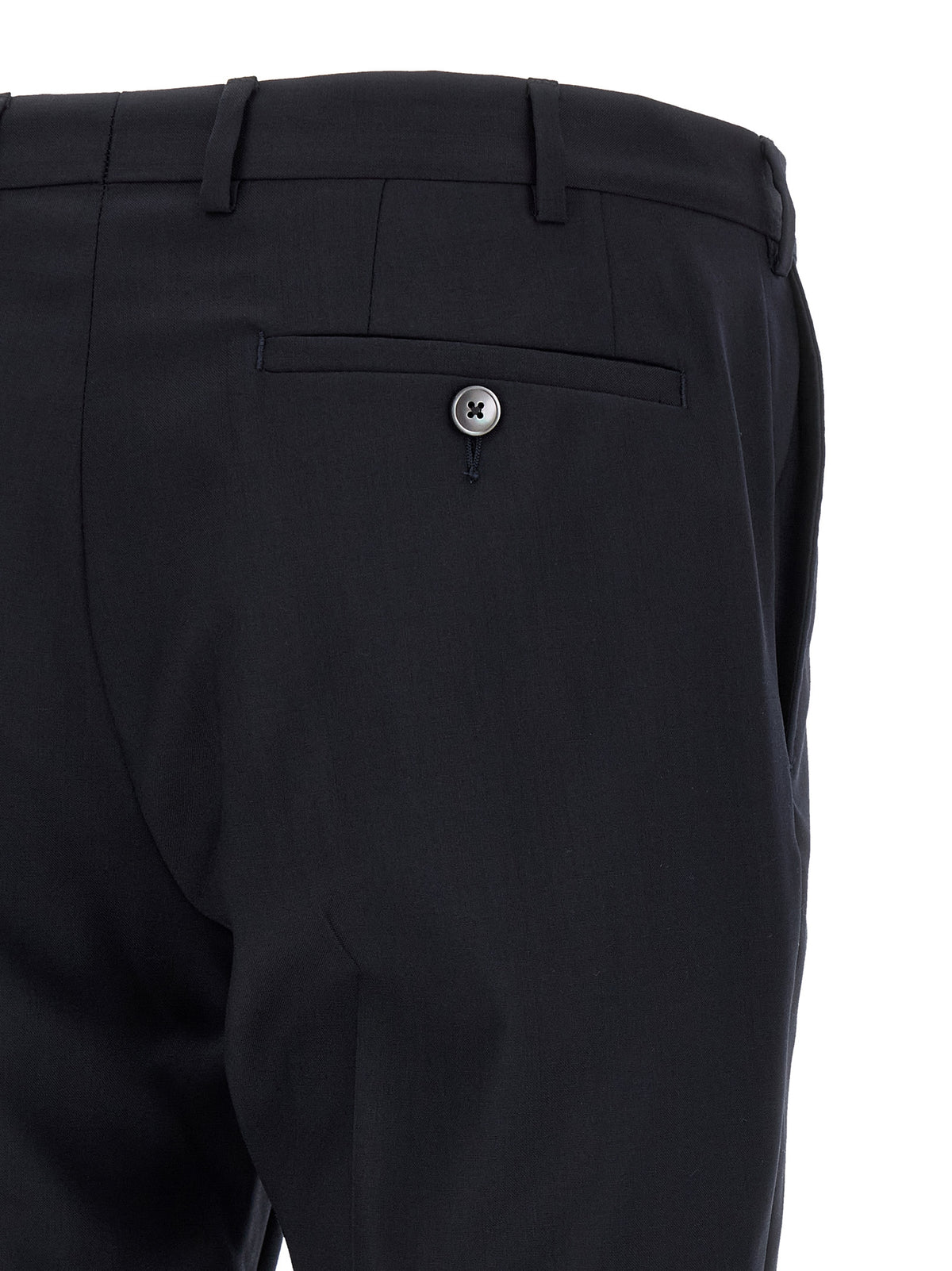 Blue Wool Two-Piece Suit
