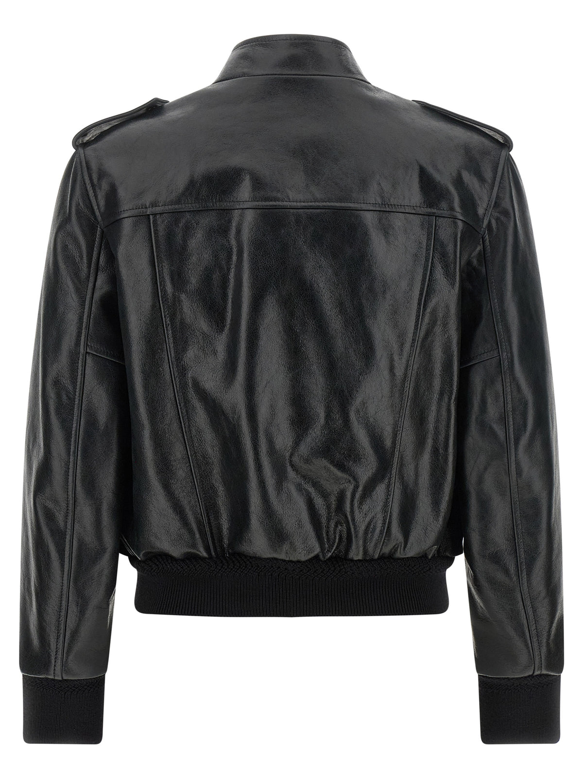 Black Lamb Leather Leather Jacket