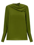 Bicolor Silk Blouse
