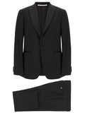 Black Wool Two-Piece Suit