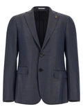 Blue Viscose Blazer