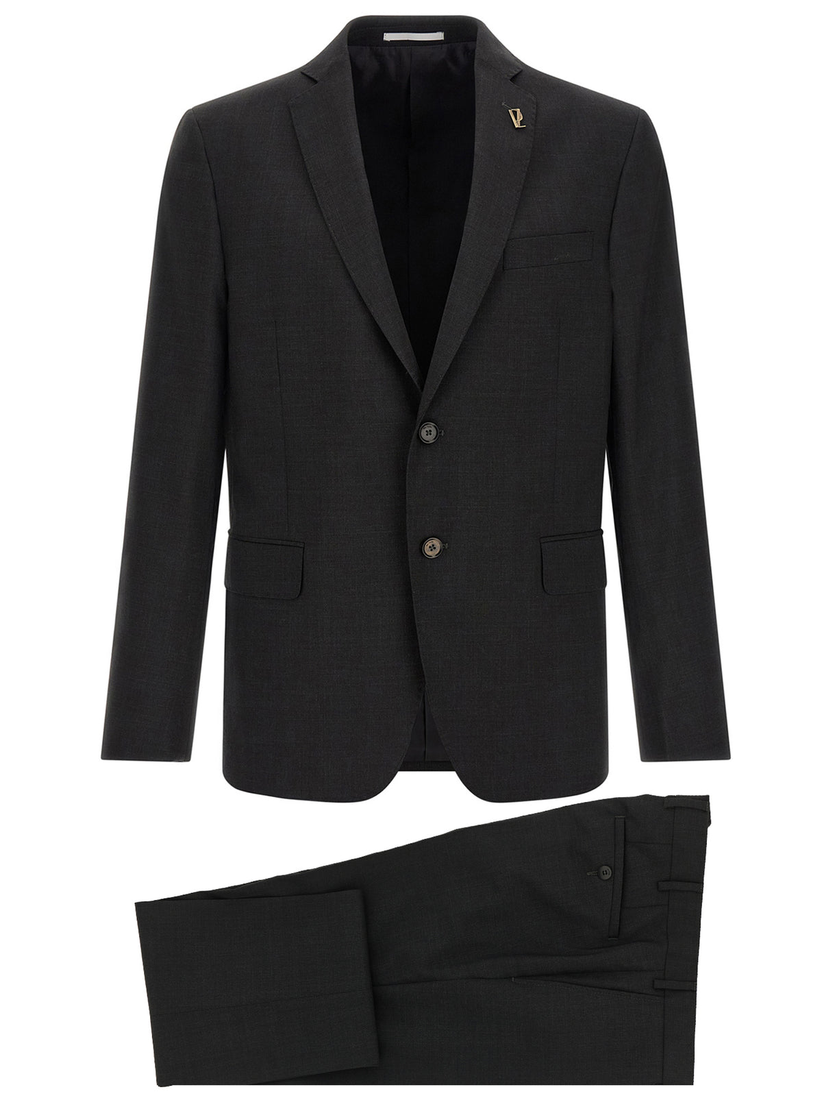Gray Wool Two-Piece Suit