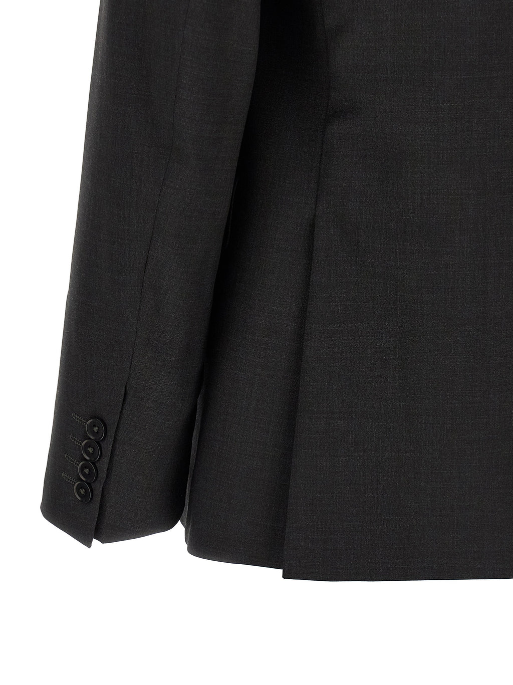 Gray Wool Two-Piece Suit