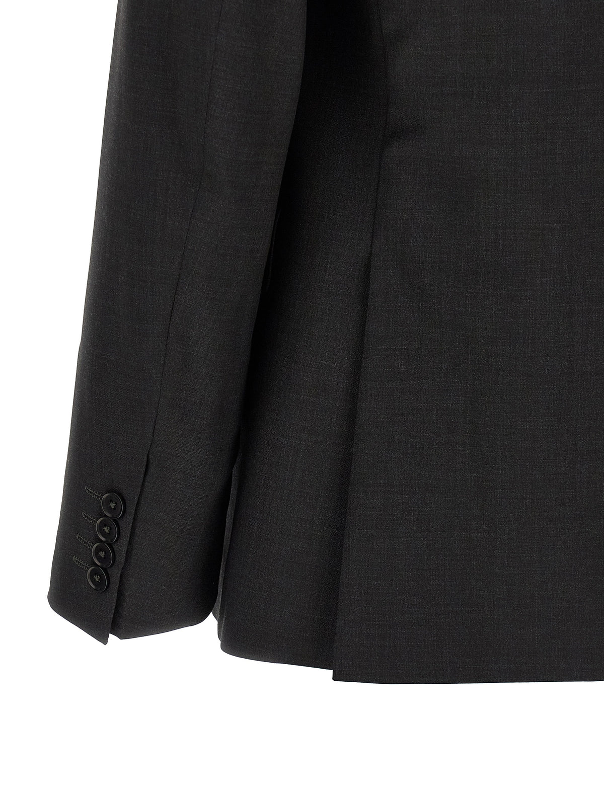 Gray Wool Two-Piece Suit