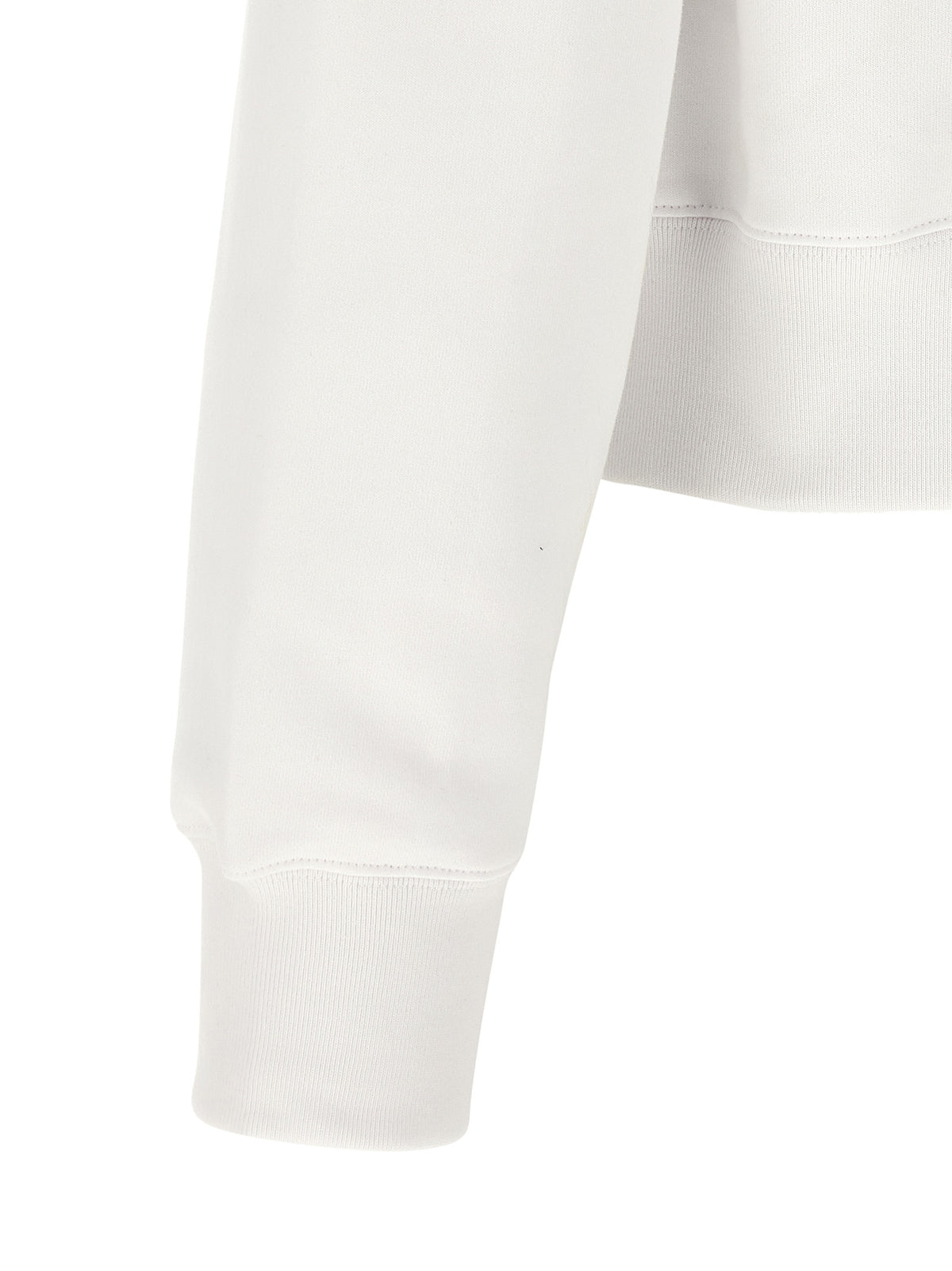 White Cotton Hoodie