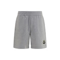 Gray Cotton Bermuda Shorts