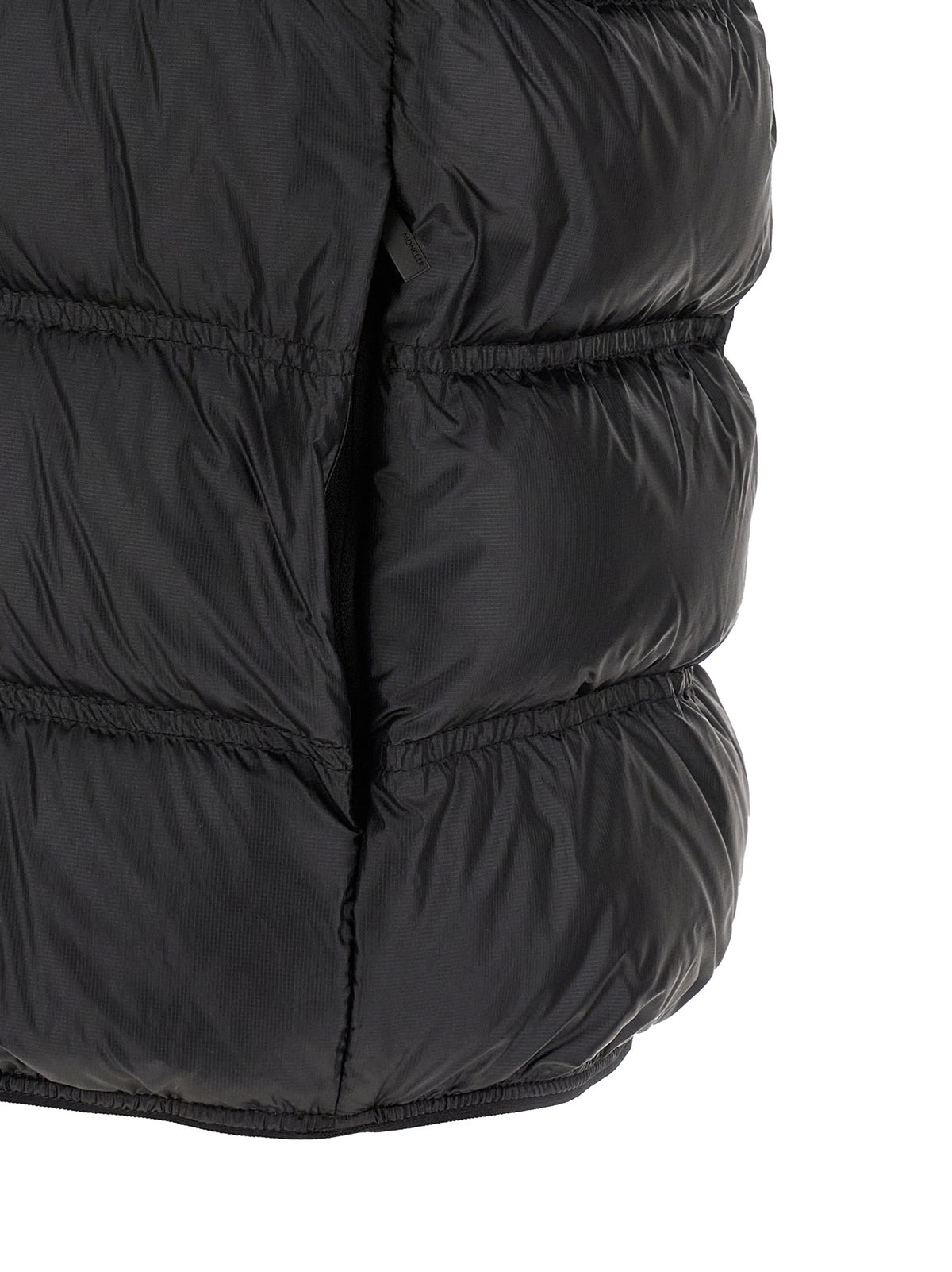Black Polyamide Sleeveless Jacket