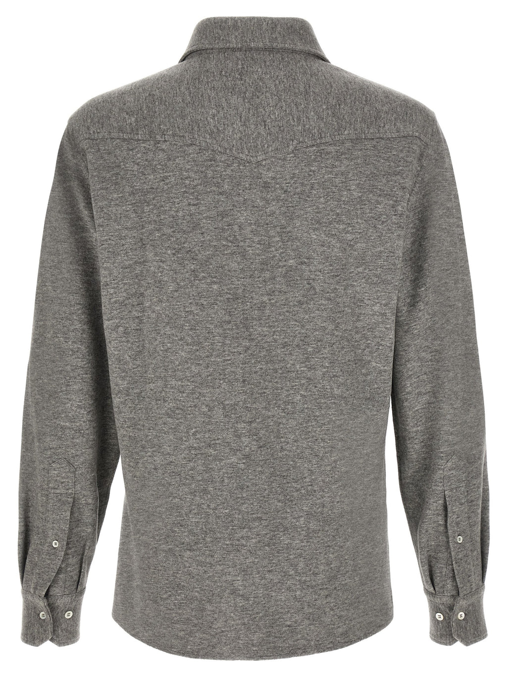 Gray Cashmere Blouse
