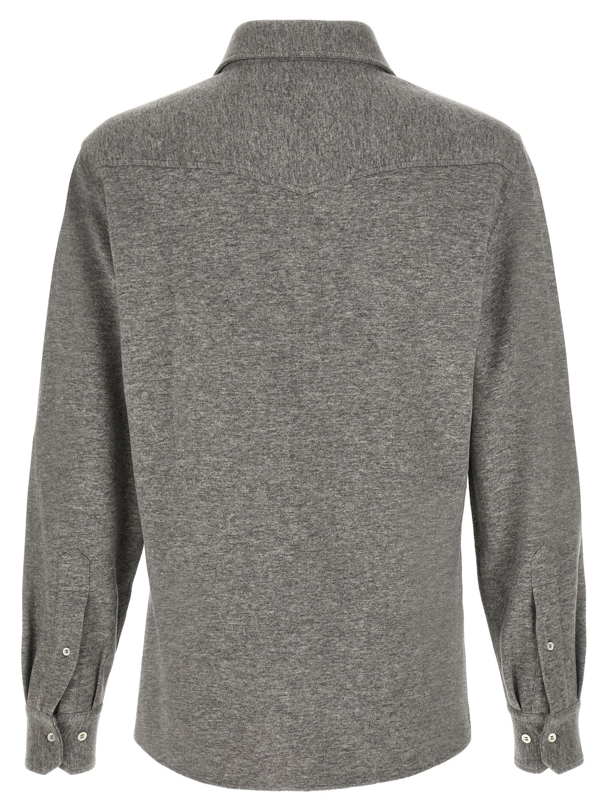 Gray Cashmere Blouse