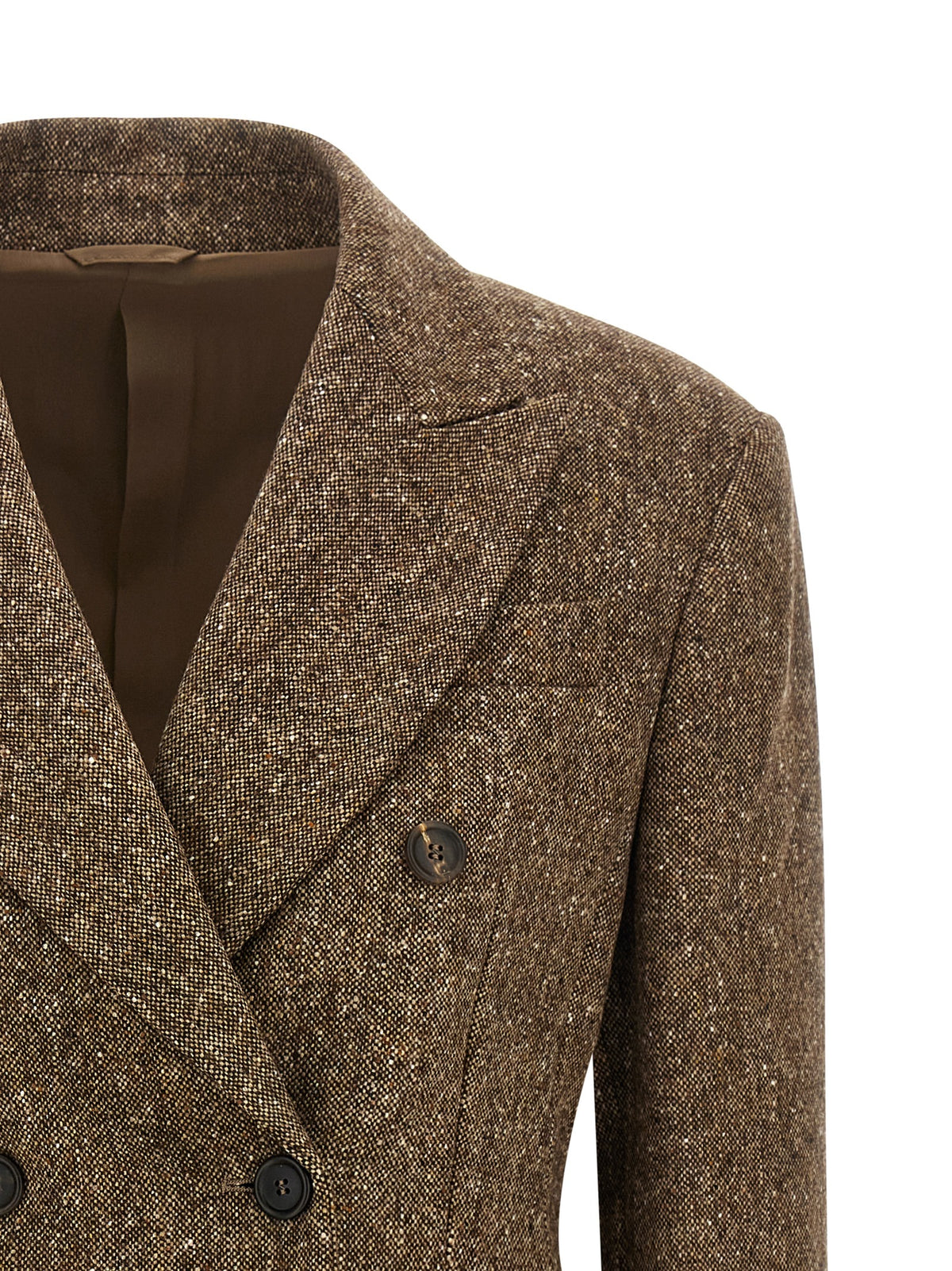 Brown Virgin Wool Blazer