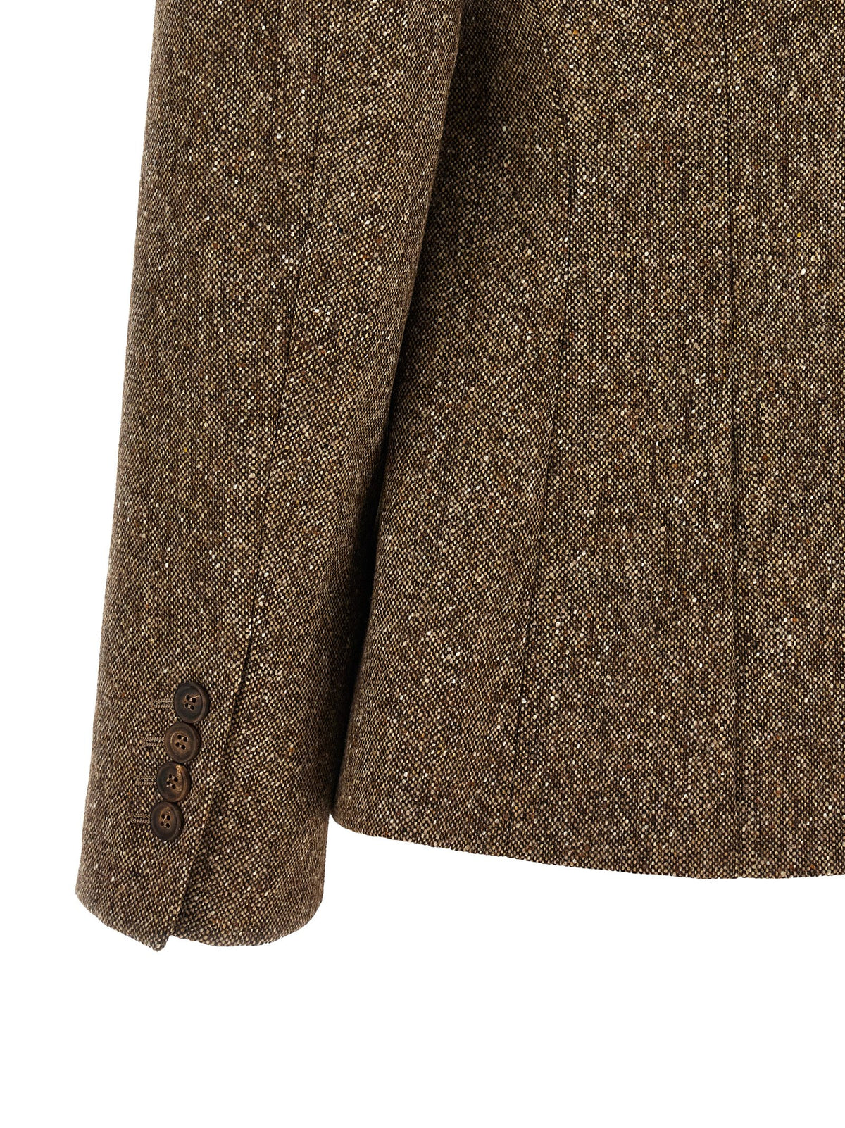 Brown Virgin Wool Blazer