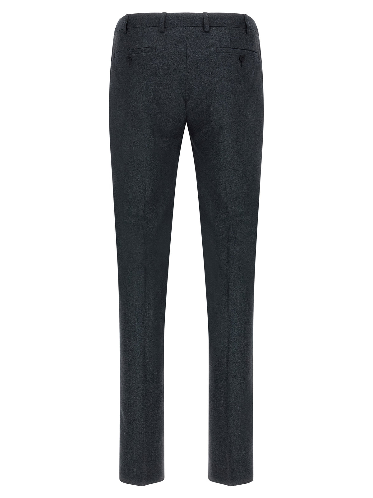 Gray Polyester Two-Piece Suit