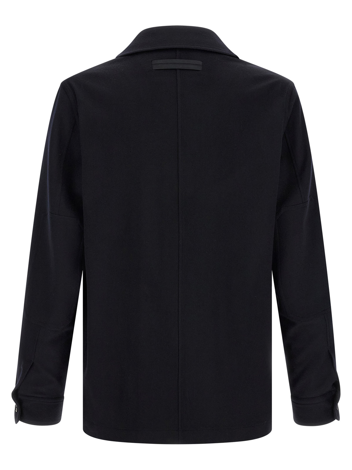 Blue Wool Blouse