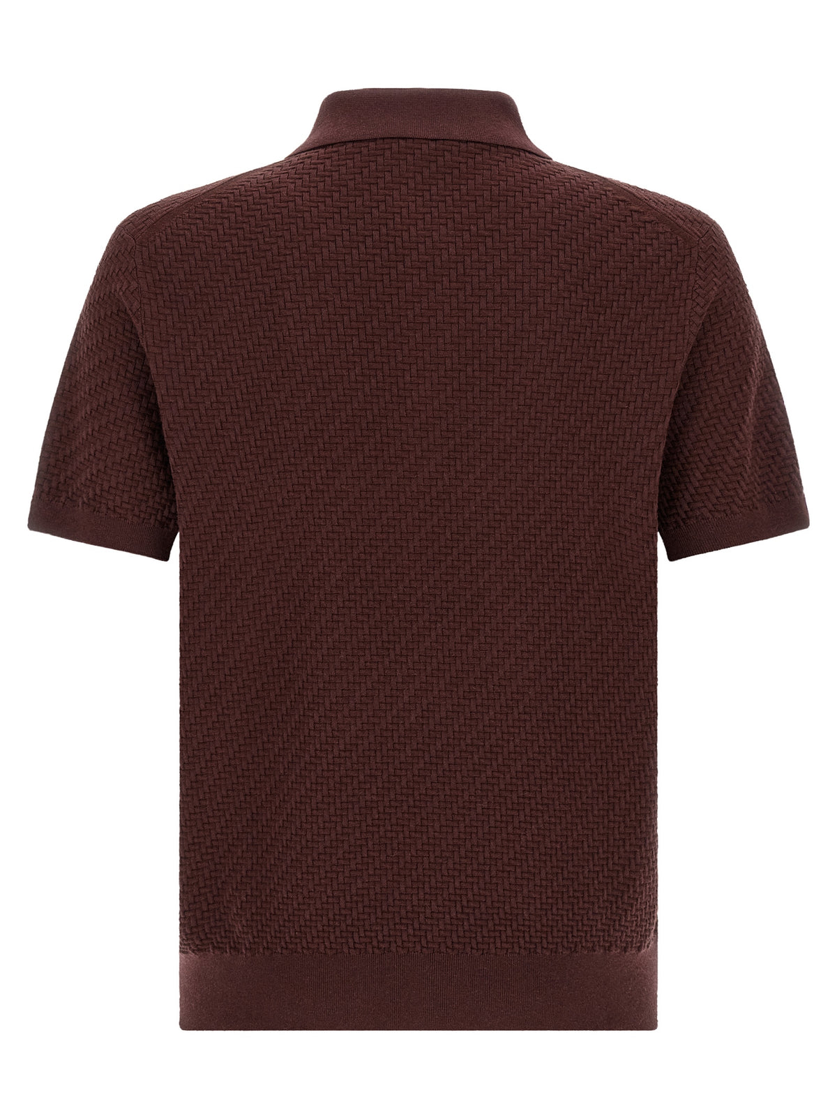 Purple Cotton Polo Shirt