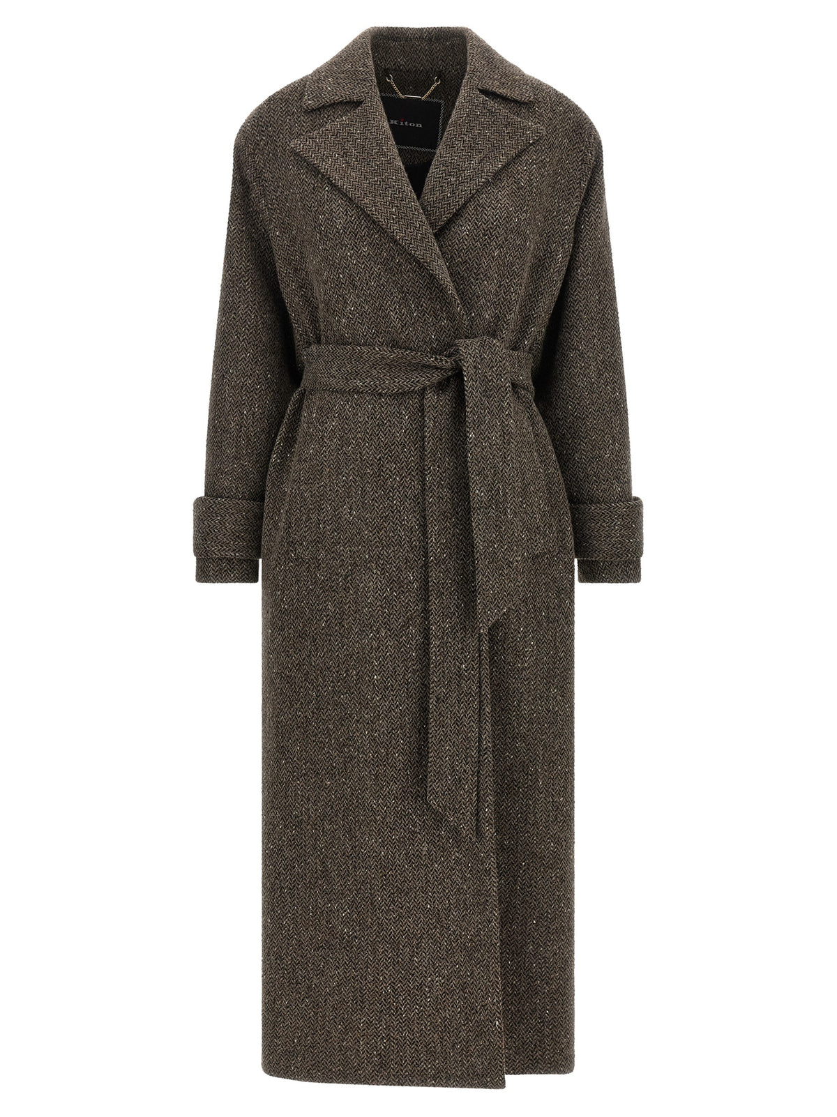 Brown Virgin Wool Coat
