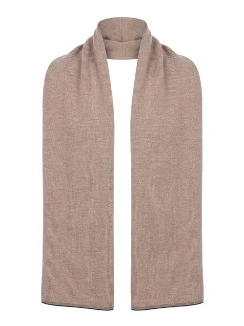 Beige Cashmere Scarf