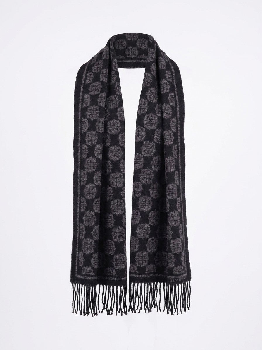 Black Wool Scarf