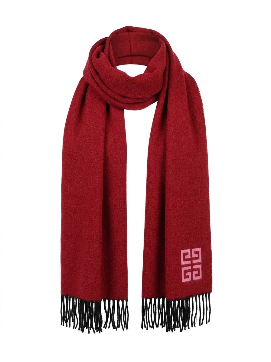 Bicolor Wool Scarf