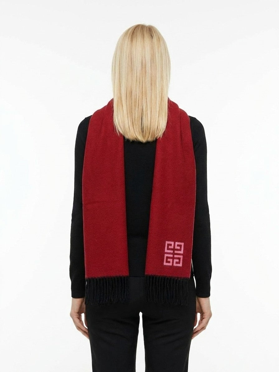 Bicolor Wool Scarf