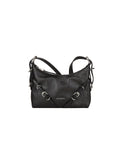 Gray Calfskin Shoulder Bag
