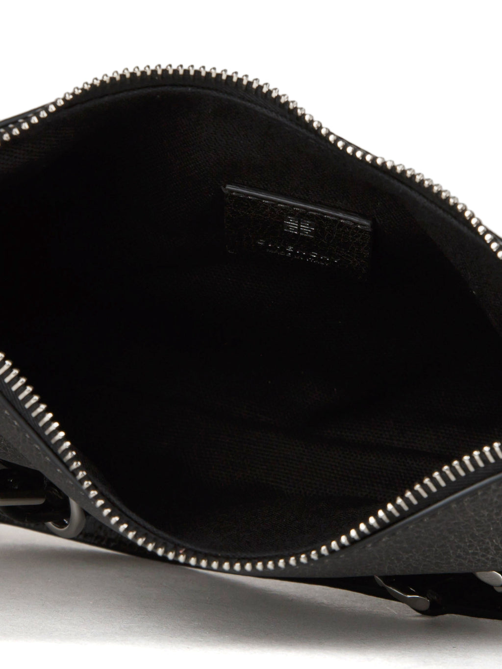 Gray Calfskin Shoulder Bag