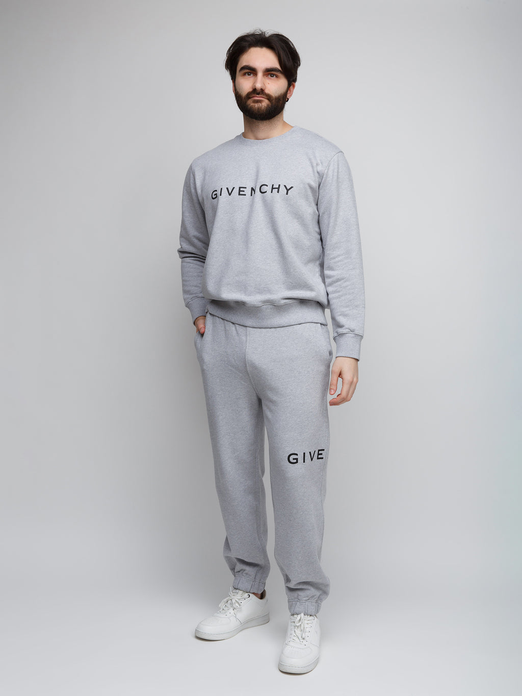 Gray Cotton Joggers (Workout Pants)