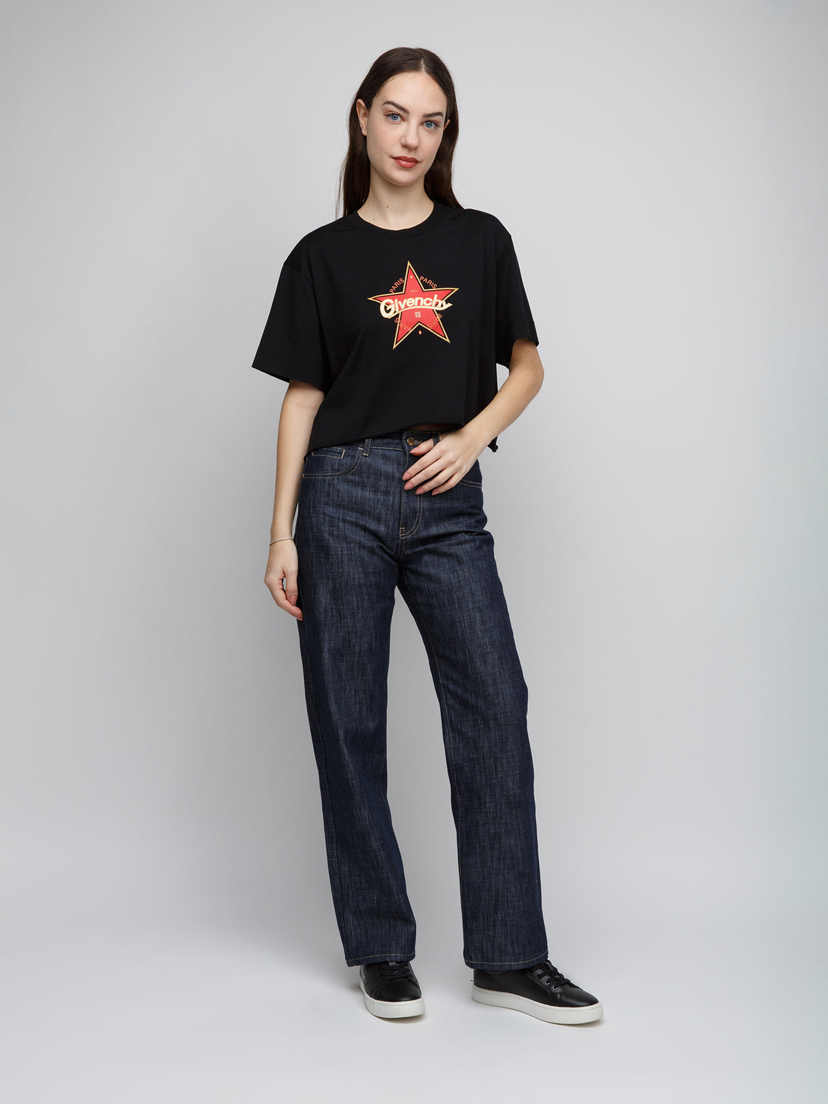 Black Cotton T-Shirt