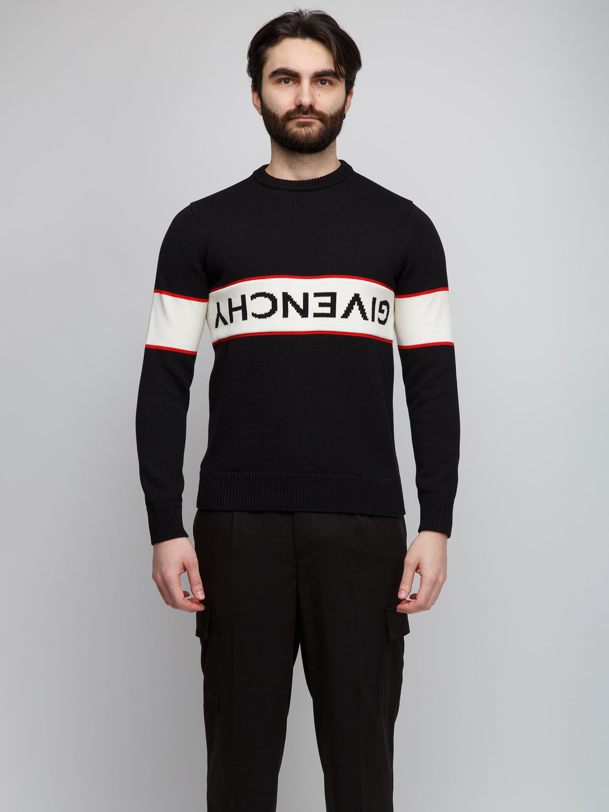 Black Cotton Sweater