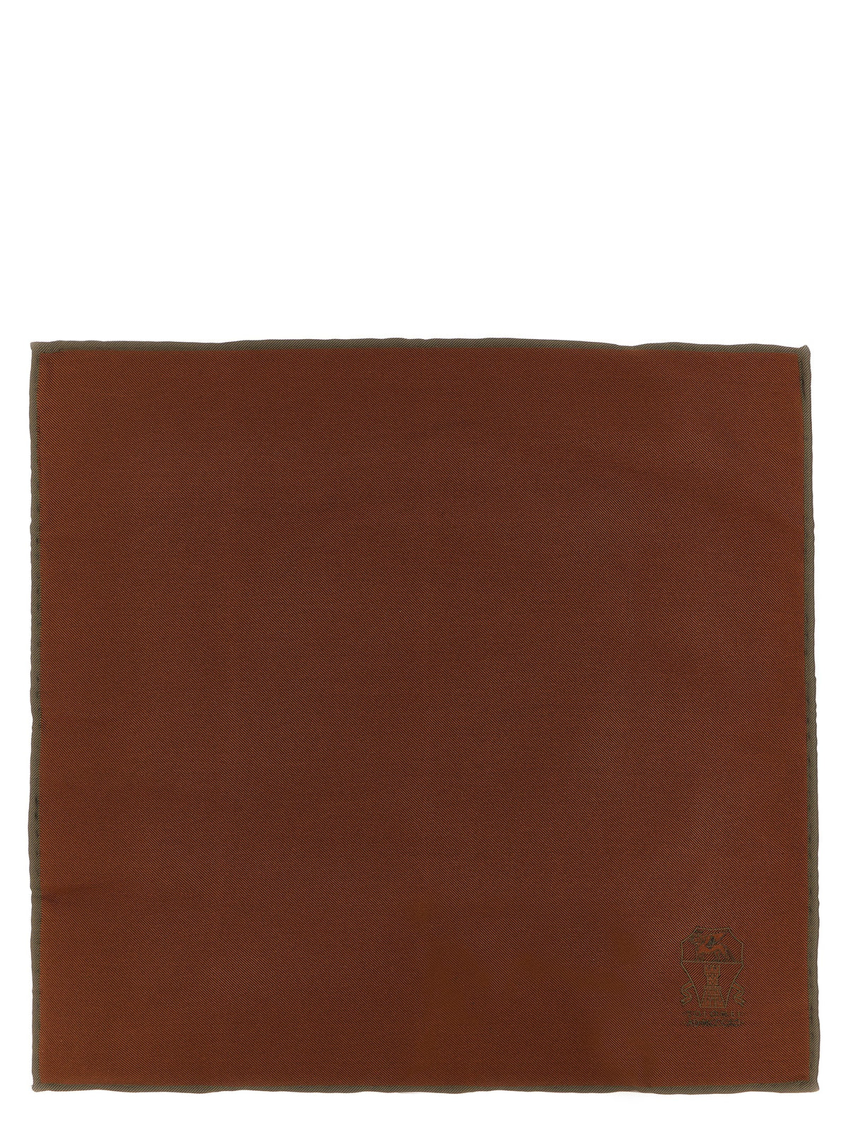 Brown Silk Scarf