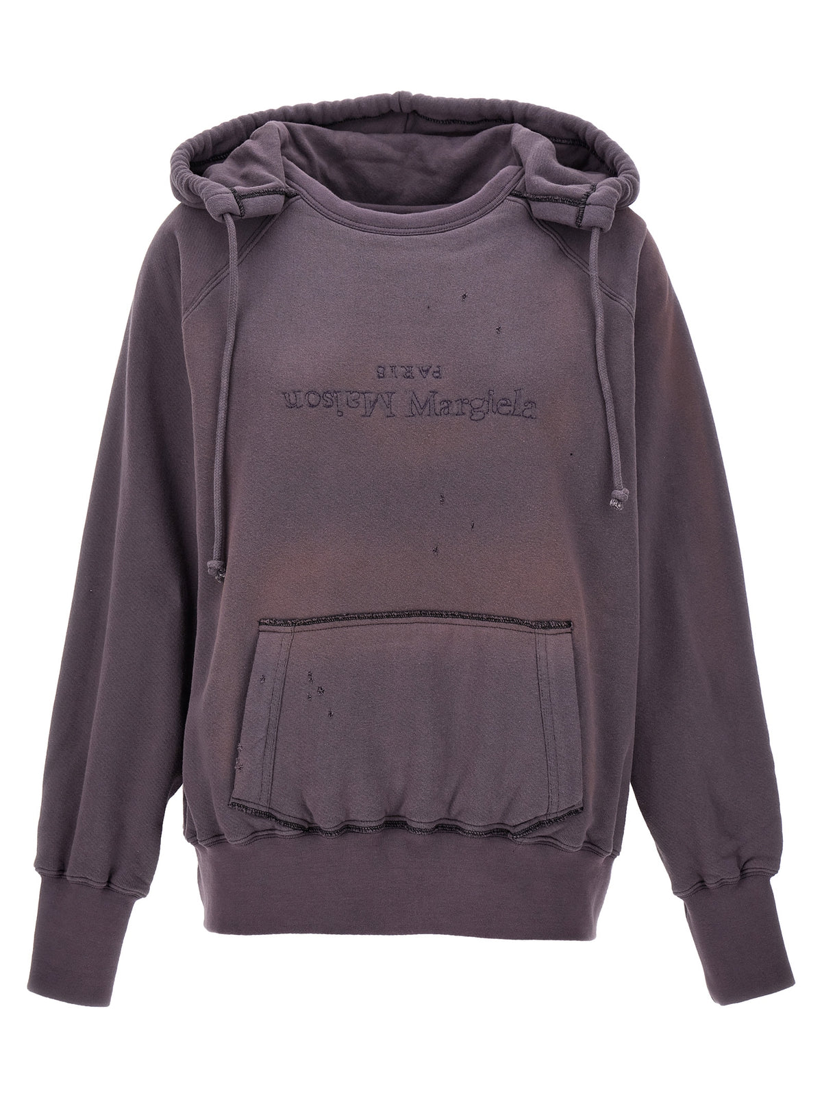 Purple Cotton Hoodie