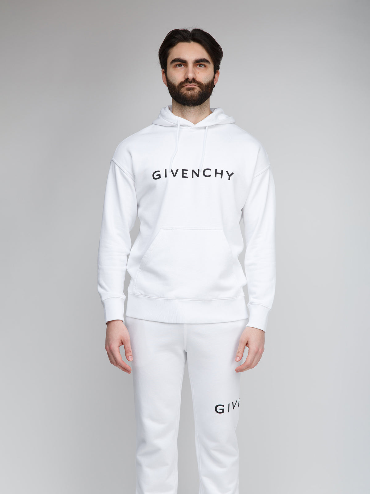 White Cotton Sweatshirt