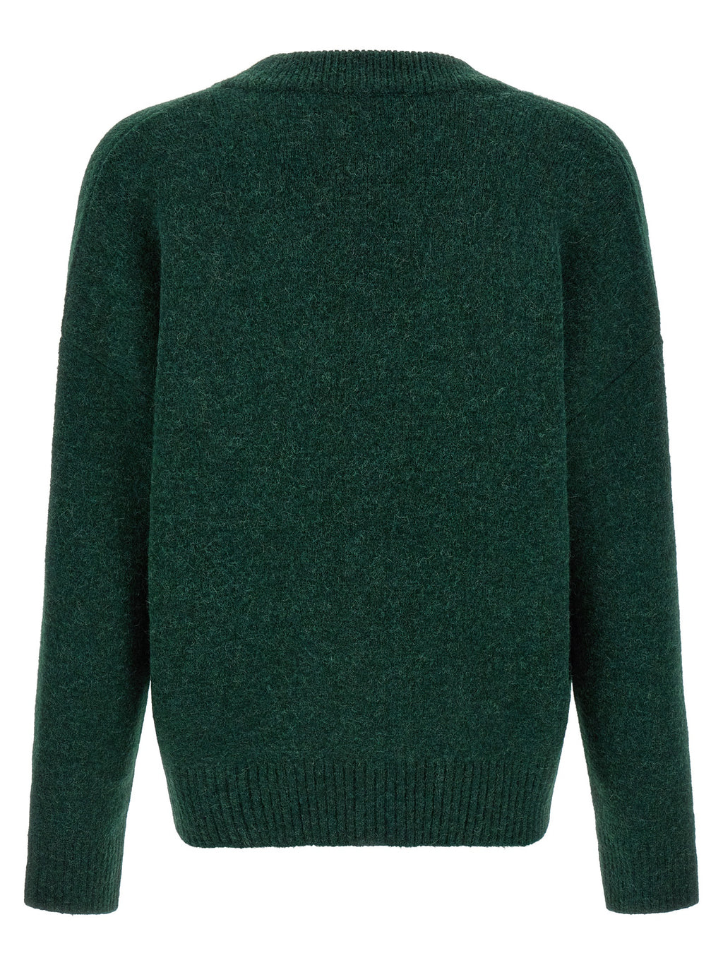 Bicolor Alpaca Leather Cardigan