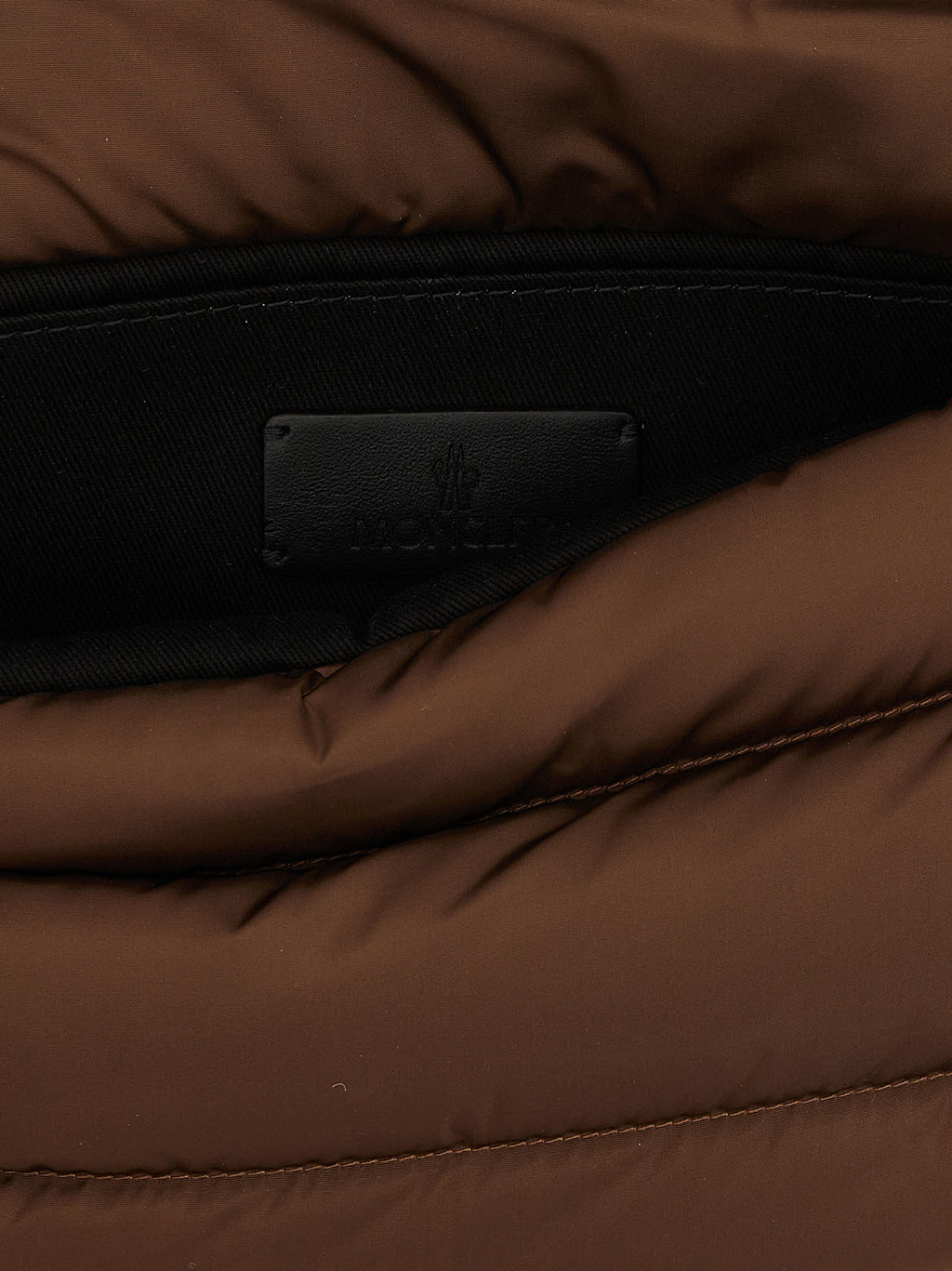 Brown Polyamide Shoulder Bag