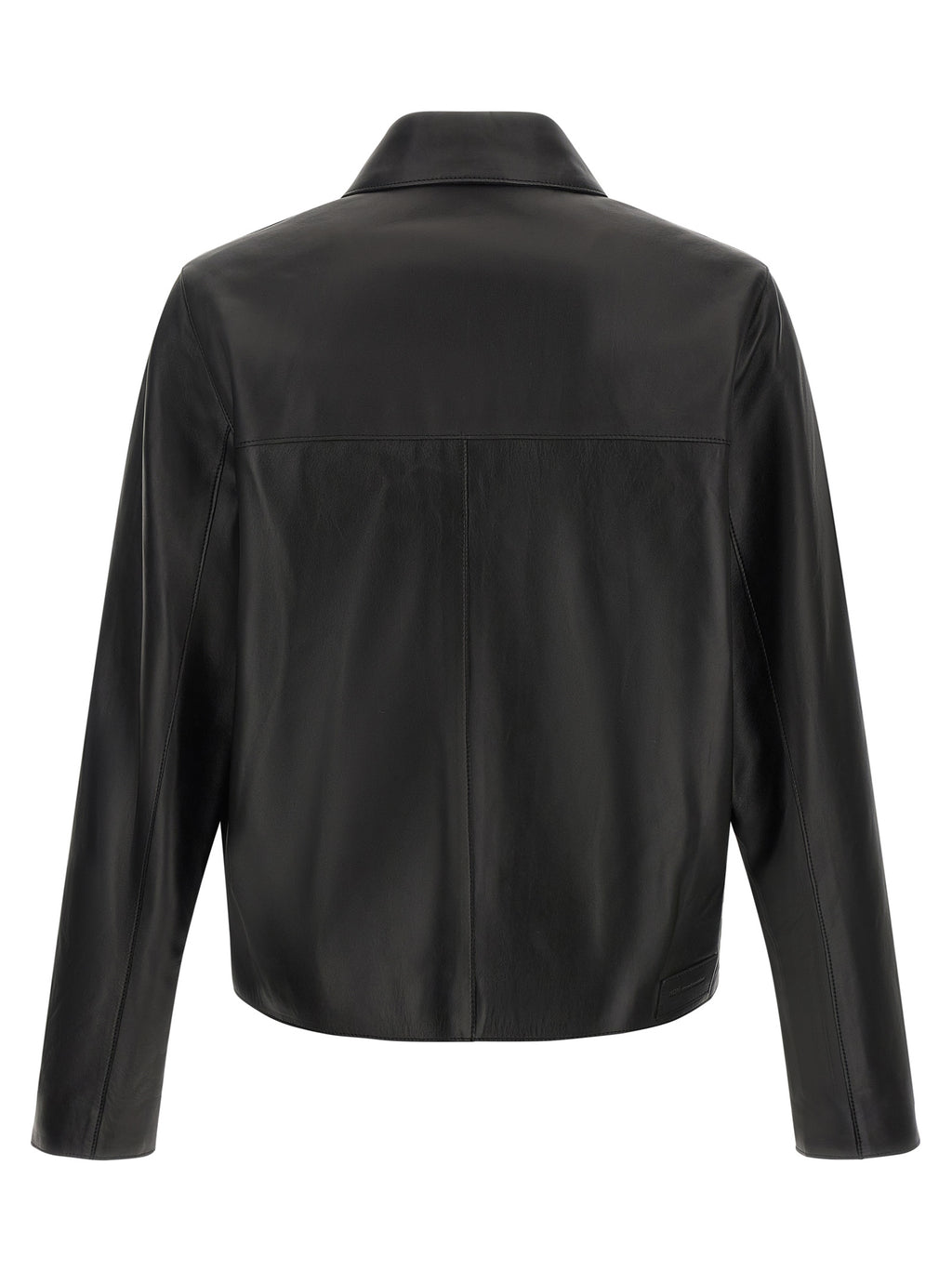 Black Lamb Leather Leather Jacket