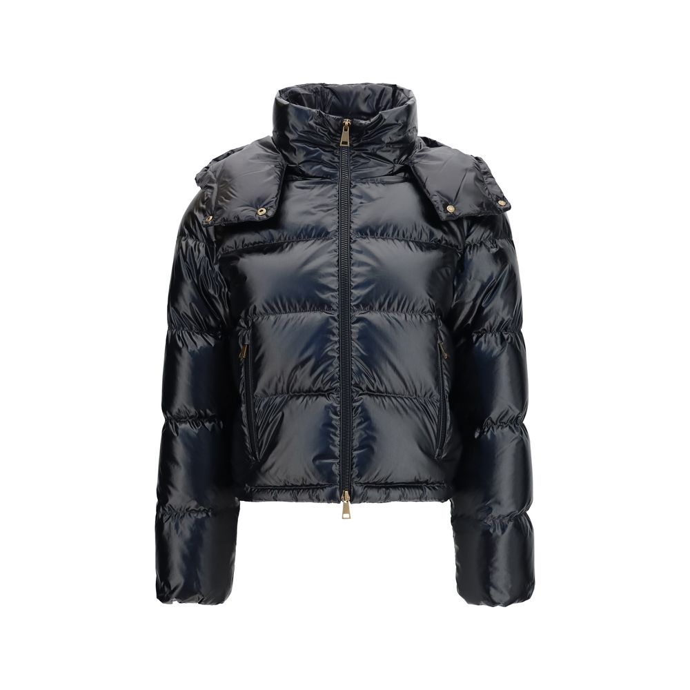 Black Nylon Full-Length Jacket