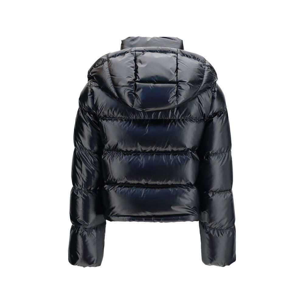 Black Nylon Full-Length Jacket