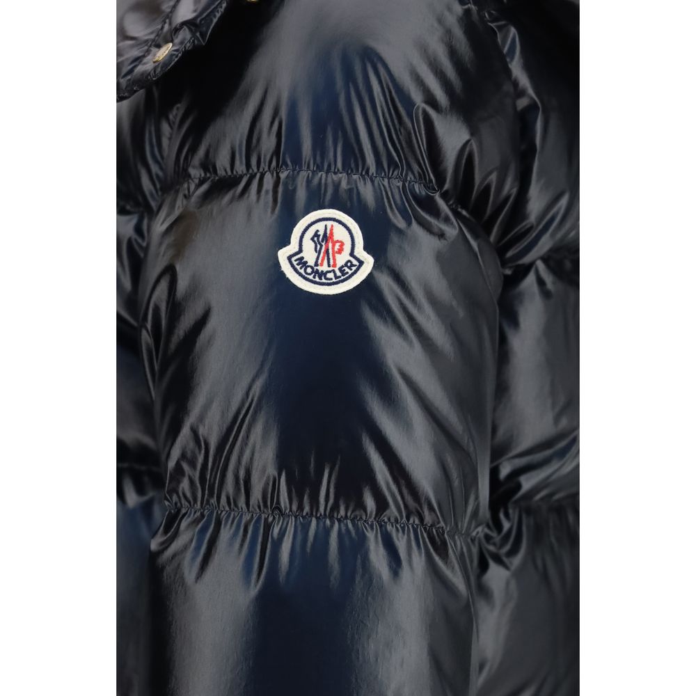 Black Nylon Full-Length Jacket