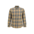 Beige Cotton Pattern Shirt
