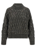 Gray Wool Cardigan