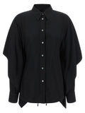 Black Viscose Blouse