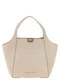 Beige Nubuc Leather Handbag