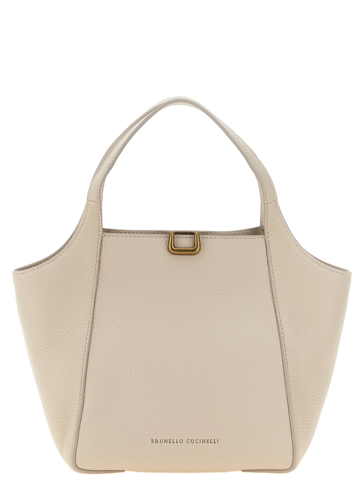 Beige Nubuc Leather Handbag
