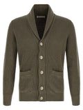 Bicolor Cotton Cardigan