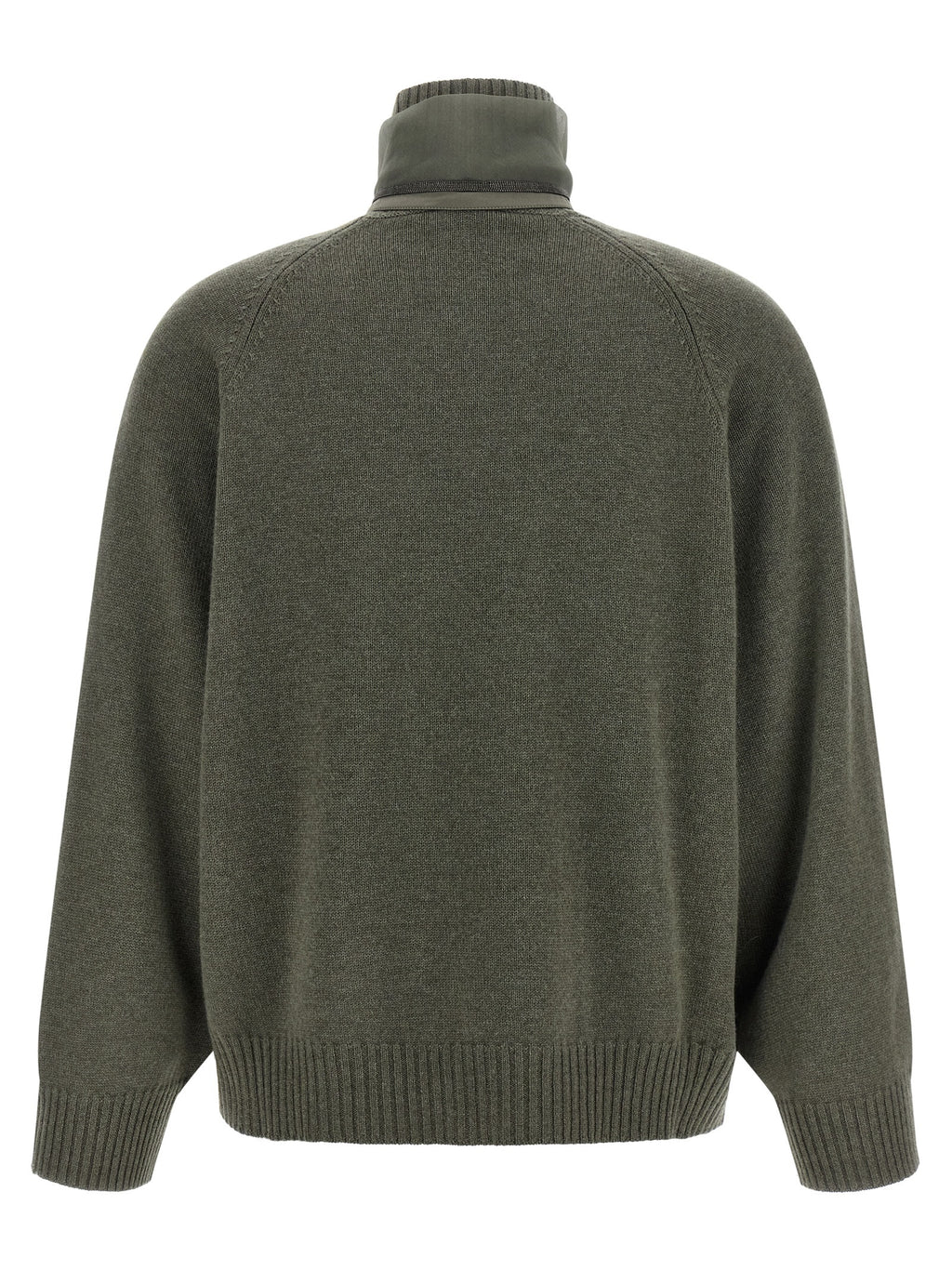Bicolor Cashmere Cardigan